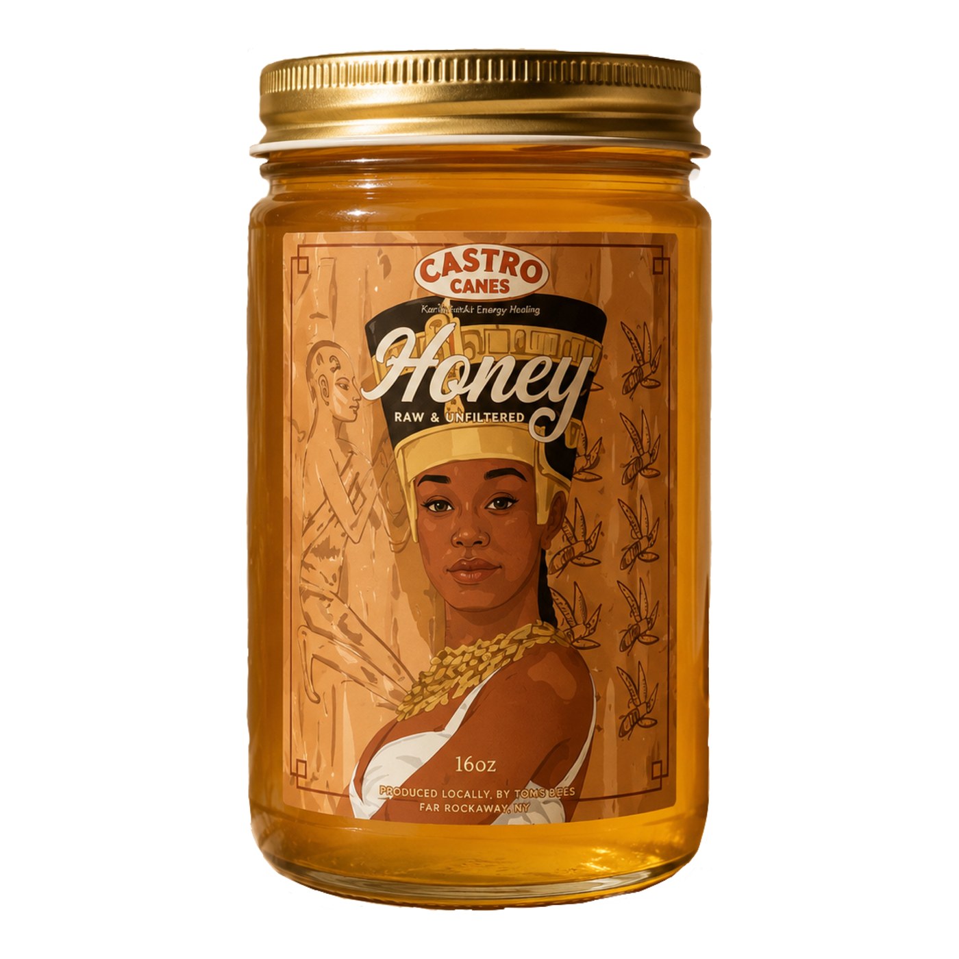 Castro Canes Wild Flower Honey, 16oz jar